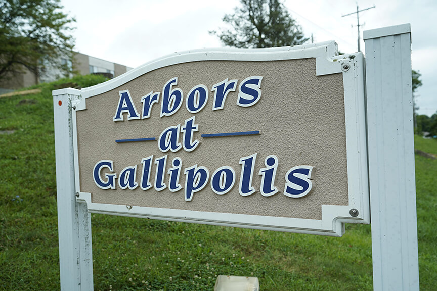 Arbors of Gallipolis signage- Arbors at Gallipolis